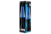 Børnelamper - Lava Lamp Neon 37cm Blue/Clear Black Base - 605904
