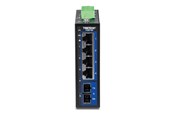 Switch - TRENDnet TI-G51SC - Version v1.0R - switch - industrial with multimode SC port - 5 ports - TAA Compliant - TI-G51SC