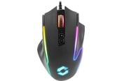 Mus - Speed-Link Speedlink DECUS NX RGB Gaming Mouse - Rubber Black - Gaming Mus - Optisk - 6 knapper - Sort - SL-680024-RRBK