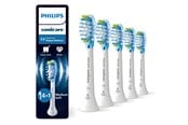 Eltandbørste - Philips Tandbørstehoveder Sonicare Premium Plaque Defence - White - 4+1 pcs - HX9045/87