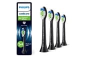 Eltandbørste - Philips Tandbørstehoveder Sonicare Optimal White - 4 pcs - Black - HX6064/88