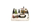 Boligindretning - NORDIC WINTER Christmas town "Treehouse Town" w/lights & music - 780-521