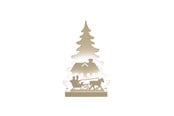 Boligindretning - NORDIC WINTER Christmas silhouette 3D LED - Sleigh - 780-552