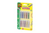 Kreativt Legetøj - SES Creative Biodegradable Glitter - 10 Colours of Glitter - 00252