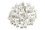 Kreativitet & Hobbyartikler - Creativ Company - Letter Beads White A-Z 92pcs. - 68981