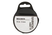 Hobby artikler - Creativ Company - Satin ribbon Black 15m - 524502