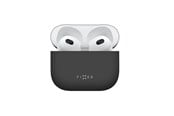 Mobil - Covers & Cases - FIXED Silky Silicone case for Apple Airpods 3 Black - FIXSIL-816-BK