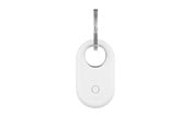 Mobil - Andet Tilbehør - FIXED Silky Galaxy SmartTag2 Keychain Case White - FIXSILD-1334-WH