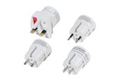 Kabler - diverse - Vivanco Travel adapter Set EURO/USA -> World White - 7292