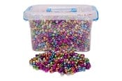 Kreativitet & Hobbyartikler - Colorations - Metallic Pony Beads 4000pcs. - 43BL16