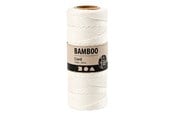 Kreativitet & Hobbyartikler - Creativ Company - Bamboo cord White 65m - 503481