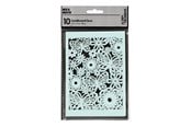 Kreativitet & Hobbyartikler - Creativ Company - Patterned cardboard Light blue 10 pcs. - 216918