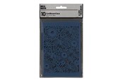 Kreativitet & Hobbyartikler - Creativ Company - Patterned cardboard Blue 10 pcs. - 216914