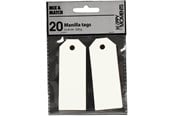 Hobby artikler - Creativ Company - Manila Labels Off-white 20 pcs. - 234022