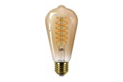 Lyskilder - Philips LED pære Filament ST64 7W/827 (50W) SceneSwitch amber E27 - 929003806701