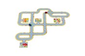 Puslespil - Goki - Floor Puzzle Roads with 2 Vehicles 47pcs. Floor - 57422