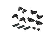 Kabel Organisering - D-LINE Accessory Kit 16x8 Black - RETAP1608B