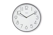 Boligindretning - Hama Corsica Wall Clock 30 cm Black/White - 00185873