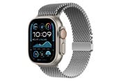 Smartwatch - Tilbehør - Lippa Apple Watch Rustfrit Stål inkl. Lås 42/44/45/46/49 mm - Sølv - LPAW132