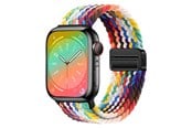 Smartwatch - Tilbehør - Lippa Apple Watch Nylon Rem inkl. Magnetisk Lås 42/44/45/46/49 mm - Flerfarvet - LPAW142