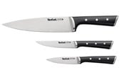 Borddækning - Tefal Ice Force Set 3pcs Pairing- Utility- Chef Knife - K2323S74