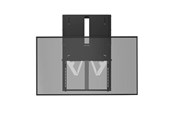 Vægbeslag, AV-Beslag & AV-Møbler - Deltaco OFFICE Manual Height-Adjustable Display Wall Mount - Maks 90 kg - Maks størrelse 75"-90" - ARM-0801