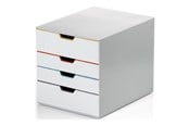 Arkivering & Opbevaring - DURABLE Skuffekabinet VARICOLOR® MIX 4 - 762427