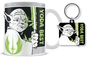 Merchandise - Pyramid - Star Wars (Yoda Best) Mug & Keychain Set - Krus - GP86631
