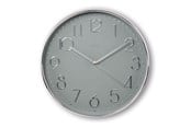 Boligindretning - Hama Corsica Wall Clock 30 cm Silver - 00185874