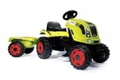 Udendørsleg - Smoby Tractor Claas with Trailer - 710114