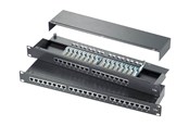Netværkstilbehør - Roline patch panel - 1U - 19" - 26.11.0328