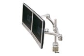 Vægbeslag, AV-Beslag & AV-Møbler - Roline Dual LCD Monitor Arm - Maks 8 kg - Maks størrelse - 17.03.1230