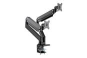 Vægbeslag, AV-Beslag & AV-Møbler - Roline Dual LCD Monitor Stand Pneumatic - Maks 15 kg - Maks størrelse - 17.03.1117