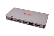 Dockingstation - Roline - docking station - USB-C 3.2 - VGA HDMI - 1GbE - 12.02.1022