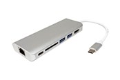 Dockingstation - Roline - docking station - USB-C 3.1 - 1GbE - 12.02.1037
