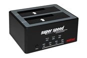 Harddisk - tilbehør - Roline - HDD docking station - SATA 6Gb/s - USB 2.0 - 16.01.4122