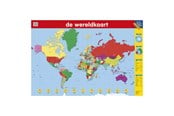 Børneværelse - Deltas Educational poster - The World Map - 0280114