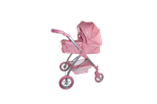 Dukker & Tilbehør - Happy Friend Pram pink - 504375