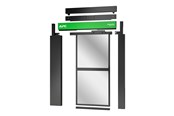 Rack skabe - APC NetShelter - rack cooling system aisle containment sliding door - single - NSAC2402