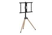 Fladskærms TV - Tilbehør - Gembird TV Tripod Gulvstativ – 180° Drejefunktion – 20° Tilt – Passer til 32-75” - VESA 200x200– 600x400 – Max 35 kg – Sort - TVS-75ST-01
