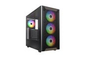 Kabinet - Montech XR Wood Black - Kabinet - Miditower - Sort - XR Wood (B)