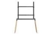 Vægbeslag, AV-Beslag & AV-Møbler - Gembird TV floor stand 55" - 86"" black/wood - Maks 40 kg - Maks størrelse 86" - TVS-86F-01-BK