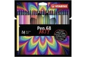 Skrive- og Tegneværktøjer - STABILO Pen 68 - Felt-tip pen - ARTY - Set With 24 Pieces - 6824-1-20