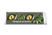 Skoletilbehør - Euromic DINO T-REX 4 shaped erasers in acetate box - 092407106