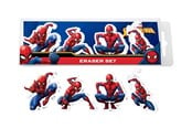 Skoletilbehør - Euromic SPIDERMAN 4-pack erasers in box - 017807106