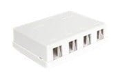 Netværkstilbehør - DeLOCK Keystone Surface Mounted Box - 4 Port - 86208