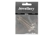 Kreativitet & Hobbyartikler - Creativ Company - Head Pins Silver Plated 50 mm 30 pcs. - 602040