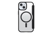 Mobil - Covers & Cases - OtterBox React Folio MagSafe Apple iPhone 16e/15/14/13 Black Crystal - clear/black - 77-97827