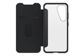 Mobil - Covers & Cases - OtterBox React Folio Samsung Galaxy S25 Black Crystal - clear/black - 77-97829