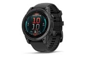Smartwatch & Sportsur - Garmin fēnix E - slate grey steel - sport watch with band - black - 16 GB - 010-03025-01